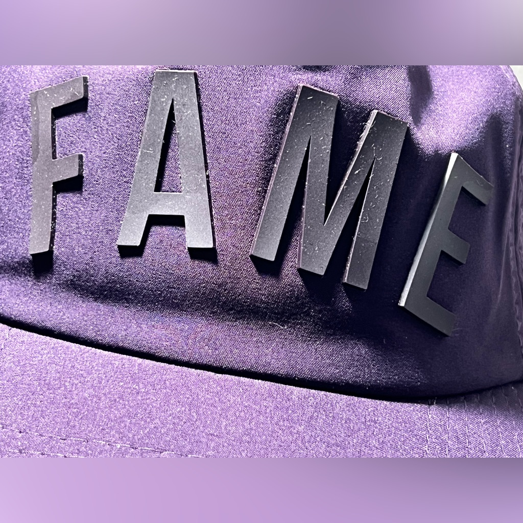 Hall Of Fame 2nd Sucks Mesh Side Buckle Back Hat Cap Men’s One Size Plum Purple — image 8 of 8